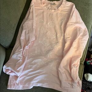 Pink Floral Women's Sweatshirt